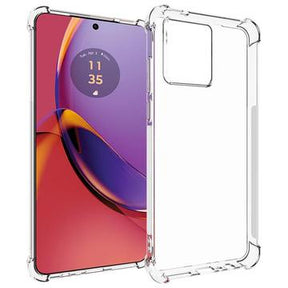 Motorola Moto G84 Stødsikkert TPU Cover - Gennemsigtig