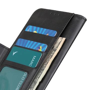 Motorola Moto G84 Pung Cover med Magnetisk Lukning - Sort