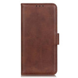 Motorola Moto G84 Pung Cover med Magnetisk Lukning - Brun