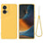 Motorola Moto G85/S50 Neo Liquid Silikone Cover med Strop - Gul