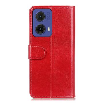 Motorola Moto G85/S50 Neo Pung Taske med Magnetisk Lukning - Rød