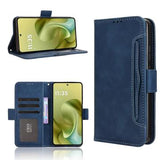 Motorola Moto G86 Kortholder Pung Etui - Blå