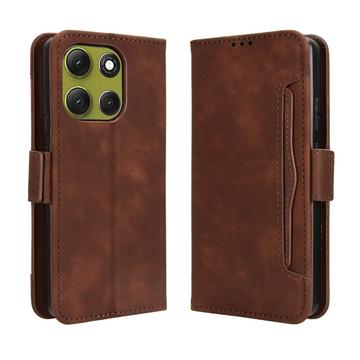 Motorola Moto G86 Kortholder Pung Etui - Brun