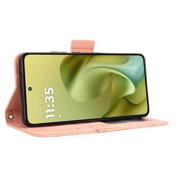 Motorola Moto G86 Kortholder Pung Etui - Pink