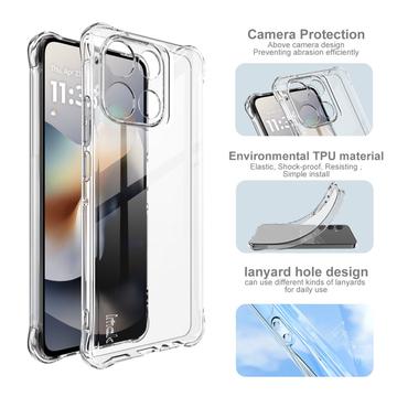 Motorola Moto G86 Imak Faldsikkert TPU Cover - Gennemsigtig