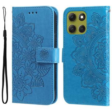 Motorola Moto G86 Mandala Series Etui med Pung - Blå