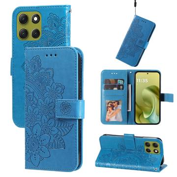 Motorola Moto G86 Mandala Series Etui med Pung - Blå