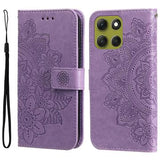 Motorola Moto G86 Mandala Series Etui med Pung - Lilla