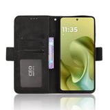 Motorola Moto G86 Power Kortholder Pung Etui - Sort