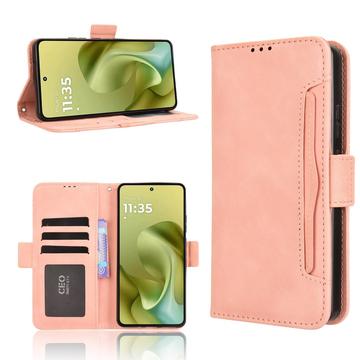 Motorola Moto G86 Power Kortholder Pung Etui - Pink