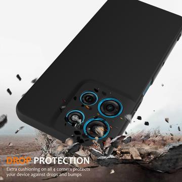 Motorola Moto G86 Power Liquid Silikone Cover - MagSafe Kompatibel - Sort