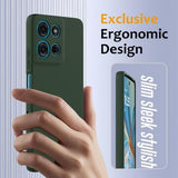 Motorola Moto G86 Power Liquid Silikone Cover - MagSafe Kompatibel - Mørkegrøn