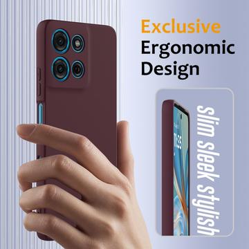 Motorola Moto G86 Power Liquid Silikone Cover - MagSafe Kompatibel - Vinrød