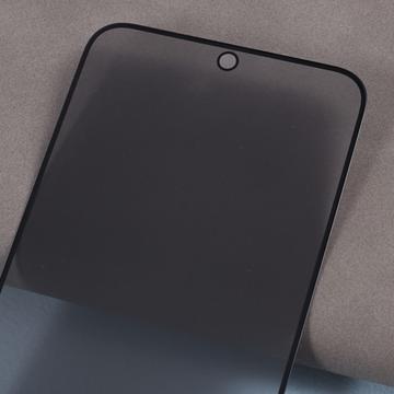 Motorola Moto G86/G86 Power Privacy Full Cover Hærdet Glas Skærmbeskytter - Sort Kant