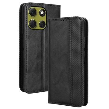Motorola Moto G86 Retro Pung Taske med Magnetisk Lukning - Sort