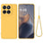Motorola Moto G67/G77/G87 Flydende silikone cover med håndrem - Gul