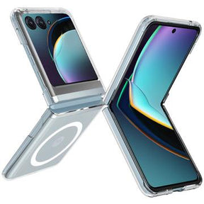 Motorola Razr 50/60/70 Hybrid Cover - MagSafe Kompatibel - Gennemsigtig