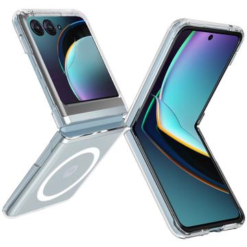 Motorola Razr 50/60/70 Hybrid Cover - MagSafe Kompatibel - Gennemsigtig
