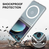 Motorola Razr 50/60/70 Hybrid Cover - MagSafe Kompatibel - Gennemsigtig