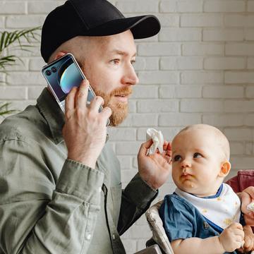 Motorola Razr 50/60/70 Hybrid Cover - MagSafe Kompatibel - Gennemsigtig