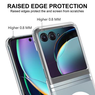 Motorola Razr 50/60/70 Hybrid Cover - MagSafe Kompatibel - Gennemsigtig