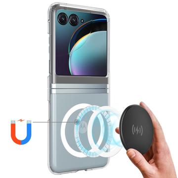 Motorola Razr 50/60/70 Hybrid Cover - MagSafe Kompatibel - Gennemsigtig