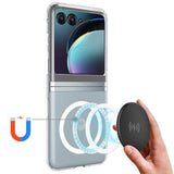 Motorola Razr 50/60/70 Hybrid Cover - MagSafe Kompatibel - Gennemsigtig