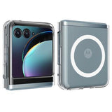 Motorola Razr 50/60/70 Hybrid Cover - MagSafe Kompatibel - Gennemsigtig
