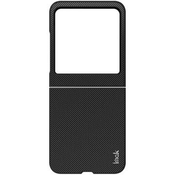 Motorola Razr 50/60/70 Imak Ruiyi Hybrid Cover - Karbonfiber - Sort