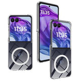 Motorola Razr 50 Ultra Hybrid Cover - MagSafe Kompatibel - Gennemsigtig