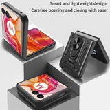 Motorola Razr 50 Ultra Hybrid Cover med Ring Holder - Blå