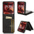 Motorola Razr 60 Ultra/70 Ultra FlexCard kulfiberetui med kortholdere - sort