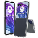 Motorola Razr 60 Ultra/70 Ultra Ridsefast Hybrid Cover - Gennemsigtig