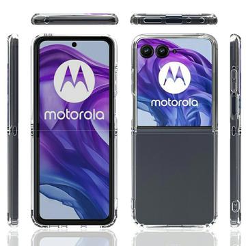 Motorola Razr 60 Ultra/70 Ultra Ridsefast Hybrid Cover - Gennemsigtig