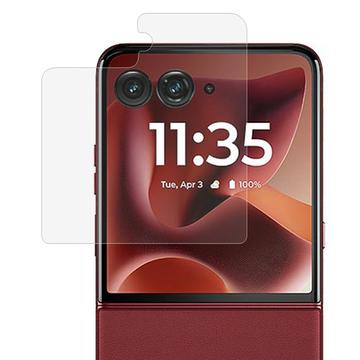 Motorola Razr 70 Ultra Skærmbeskyttelse Hærdet Glas - 9H - Case Friendly - Gennemsigtig