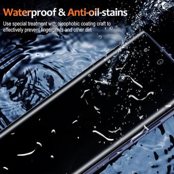 Motorola Signature Privacy Full Cover Skærmbeskytter Hærdet Glas - Sort Kant