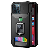 Multifunktionel 4-i-1 iPhone 11 Pro Hybrid Cover - Sort