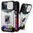Multifunktionel 4-i-1 iPhone 13 Pro Max Hybrid Cover - Sølv