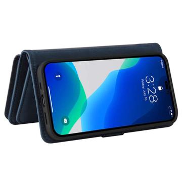 Multifunktions Serie iPhone 14 Pro Max Pung Cover - Blå