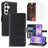 Samsung Galaxy S26+ MyTPhone CardMate MagSafe Læder Pung Cover med Kortholder, Stativ, 2x Skærmbeskyttelse - sort