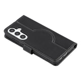 Samsung Galaxy S26+ MyTPhone CardMate MagSafe Læder Pung Cover med Kortholder, Stativ, 2x Skærmbeskyttelse - sort