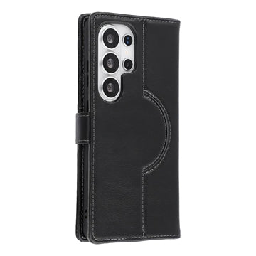 Samsung Galaxy S26 Ultra MyTPhone CardMate MagSafe Læder Pung Cover med Kortholder, Stativ, 2x Skærmbeskyttelse - sort