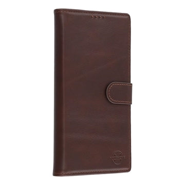 Samsung Galaxy S26 Ultra MyTPhone CardMate MagSafe Læder Pung Cover med Kortholder, Stativ, 2x Skærmbeskyttelse - mørkebrun
