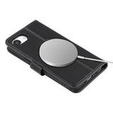 iPhone 17e MyTPhone CardMate MagSafe Læder Pung Cover med Kortholder, Stativ, 2x Skærmbeskyttelse - sort