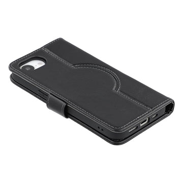 iPhone 17e MyTPhone CardMate MagSafe Læder Pung Cover med Kortholder, Stativ, 2x Skærmbeskyttelse - sort
