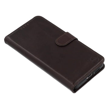 Samsung Galaxy S24 FE MyTPhone CardMate MagSafe Læder Pung Cover med Kortholder, Stativ, 2x Skærmbeskyttelse - mørkebrun