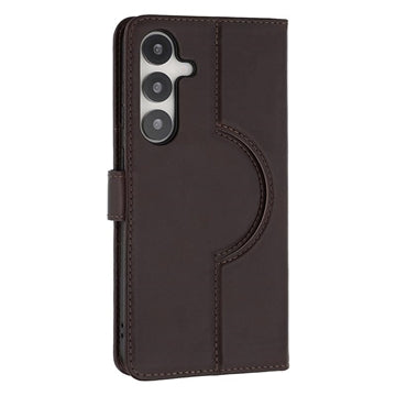 Samsung Galaxy S25+ MyTPhone CardMate MagSafe Læder Pung Cover med Kortholder, Stativ, 2x Skærmbeskyttelse - mørkebrun