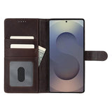 Samsung Galaxy S25 Ultra MyTPhone CardMate MagSafe Læder Pung Cover med Kortholder, Stativ, 2x Skærmbeskyttelse - mørkebrun