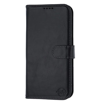 iPhone 13 Pro Max/12 Pro Max MyTPhone CardMate MagSafe Læder Pung Cover med Kortholder, Stativ, 2x Skærmbeskyttelse - sort