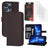 iPhone 13 Pro Max/12 Pro Max MyTPhone CardMate MagSafe Læder Pung Cover med Kortholder, Stativ, 2x Skærmbeskyttelse - mørkebrun